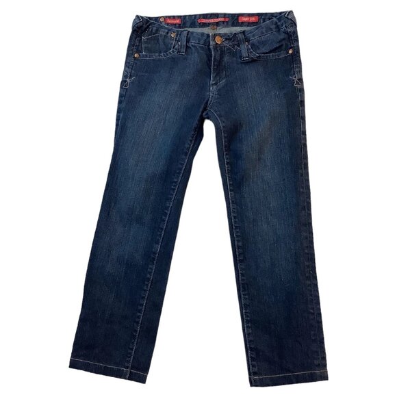 Vigoss Paramount Super Slim Capri Women's Size 26 Low-Rise Blue Denim Jeans - Picture 1 of 11